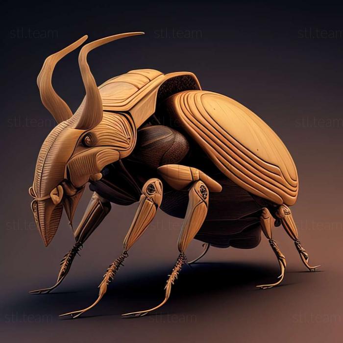 3D модель Longitarsus helvolus (STL)